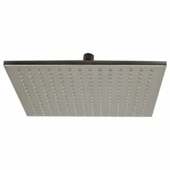Brand new 🎉 Alfi Trade ALFI 12" Square Multi Color LED Rain Shower Head, Brushed Nickel ⭐