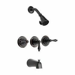New 🧨 Designers Impressions Oil Rubbed Bronze Tub/Shower Combo Faucet 🧨