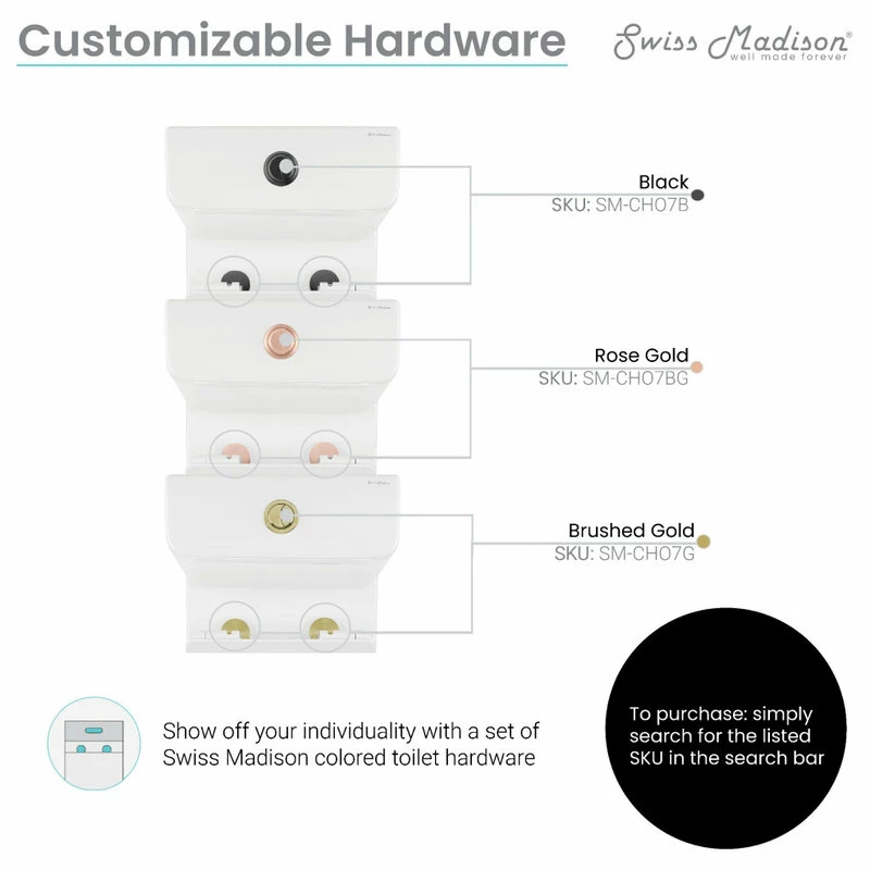 Best reviews of ๐ Swiss Madison Calice Two Piece Rear Outlet Elongated Toilet Dual Flush .8/1.28 Gpf ๐งจ - Image 10