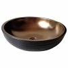 Cheap ⌛ Dawn Kitchen & Bath Products, Inc Dawn Ceramic, Hand Engraved And Hand-Painted Vessel Sink-Round Shape 🥰
