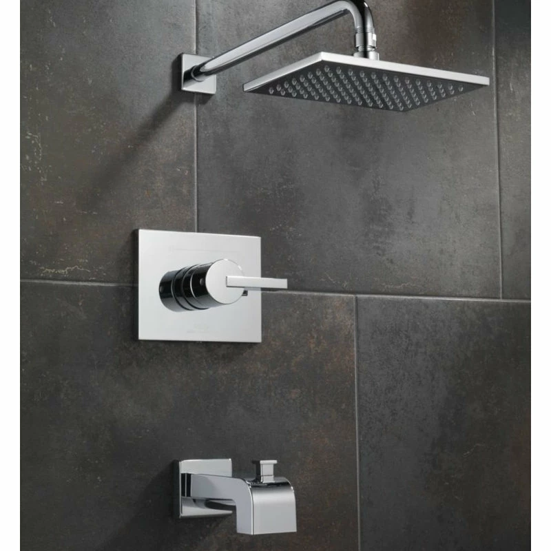 Cheap ๐ Delta Faucet Delta Vero Monitor 14 Series Tub & Shower Trim, Chrome, T14453 โค๏ธ - Image 2