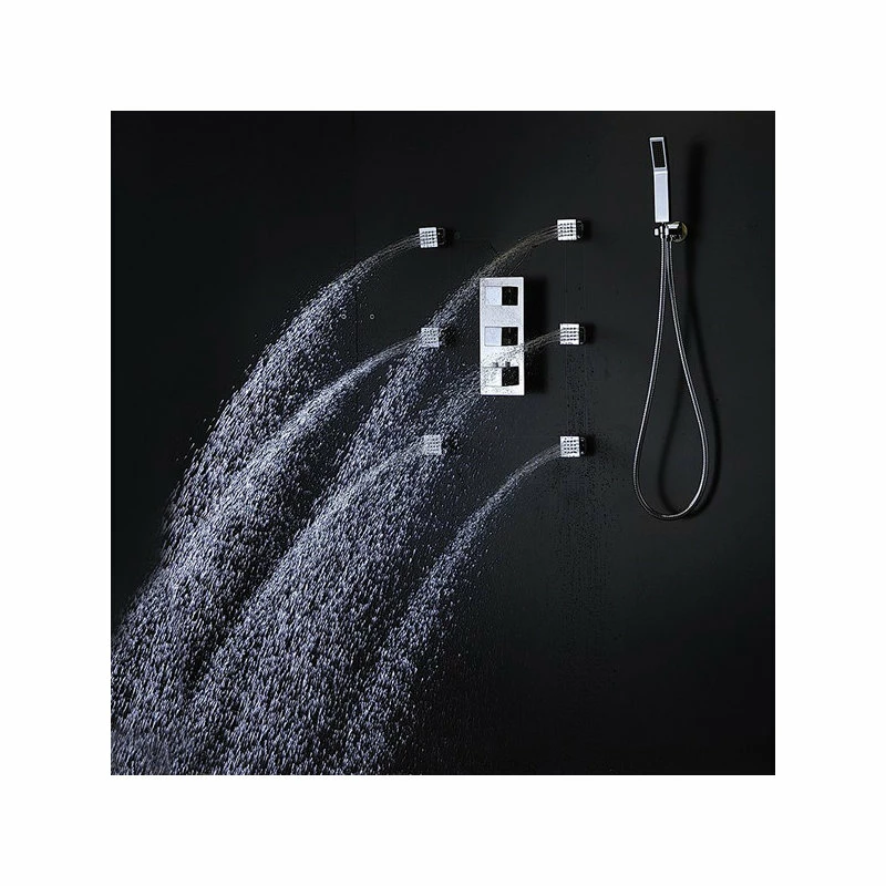 Budget ๐ BathSelect 20" Large Shower Head With 3 Way Mixer And Handshower ๐ - Image 2