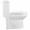 Best Sale 🧨 DeerValley Modern Small One Piece Toilet, Compact Bathroom Tiny Mini Commode Dual Flush 🧨