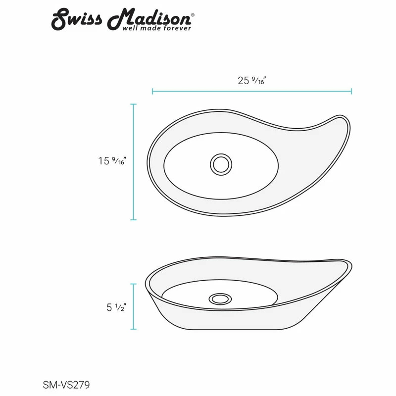 Best deal ⭐ Swiss Madison Daxton Vessel Sink ✨ - Image 12