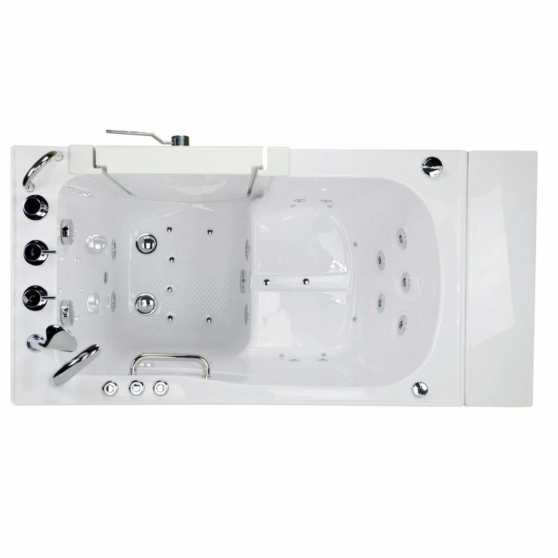 Brand new 🌟 Ella Bubbles Hydro Massage Walk-In Bathtub,Left Outward Swing Door, 2" Dual Drain ⌛
