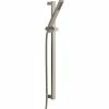 Hot Sale 🥰 Delta Faucet Delta Vero Premium Single-Setting Slide Bar Hand Shower, Stainless, 57530-SS 💯