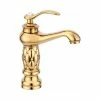 Cheap 😍 BathSelect Herault Deck-Mount Single Handle Bathroom Sink Faucet, Gold, Short 🛒