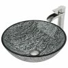 Wholesale 👍 VIGO Titanium Glass Vessel Bathroom Sink And Niko Faucet Set 🎉