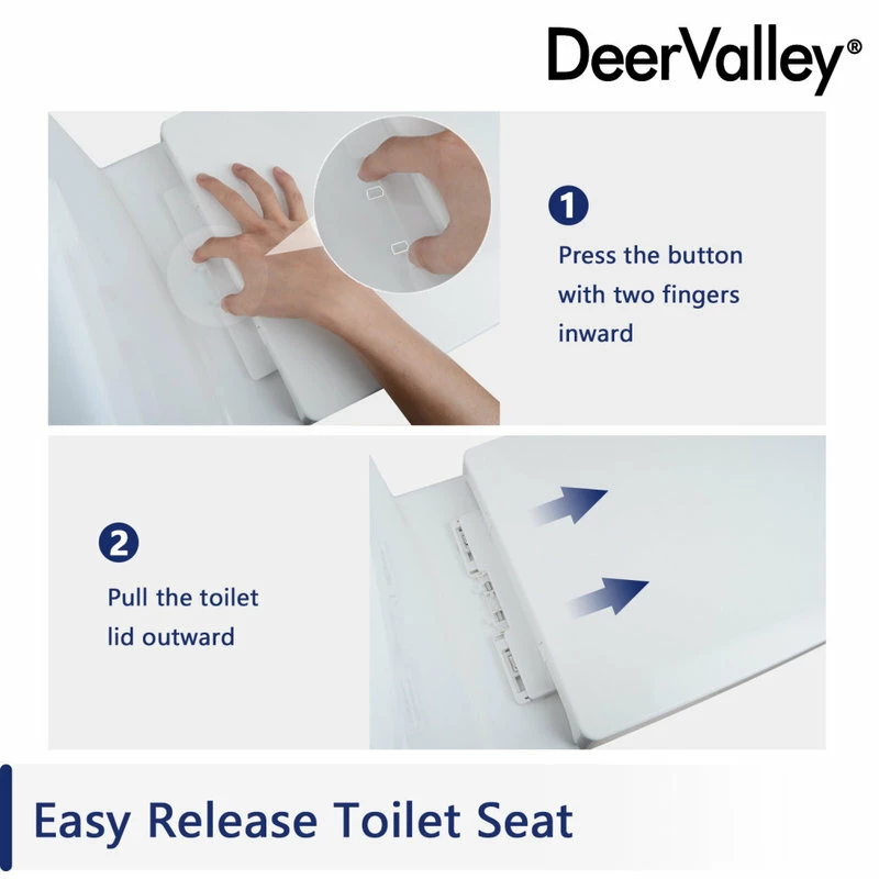 Best Sale 🧨 DeerValley Modern Small One Piece Toilet, Compact Bathroom Tiny Mini Commode Dual Flush 🧨 - Image 12