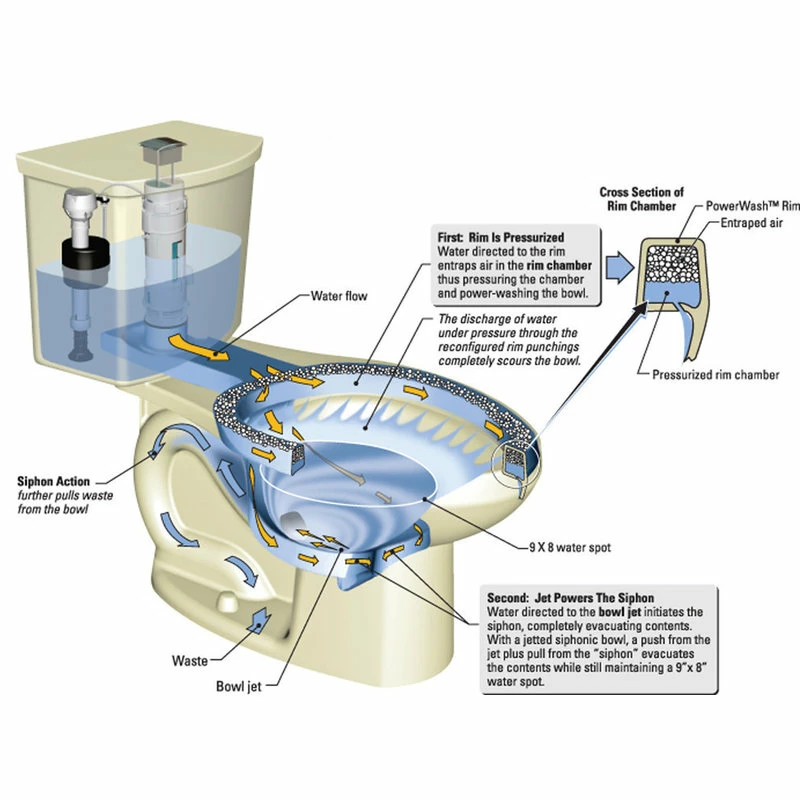 Coupon ๐ American Standard Brands American Standard H2Option Siphonic Dual Flush Round Front Toilet, Bone โค๏ธ - Image 3