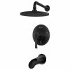 Best Sale ⌛ Pfister LG898RH Rhen Tub And Shower Trim Package - Black 🌟
