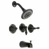 Brand new 🛒 Designers Impressions 651701 Oil Rubbed Bronze Tub / Shower Combo Faucet 😉