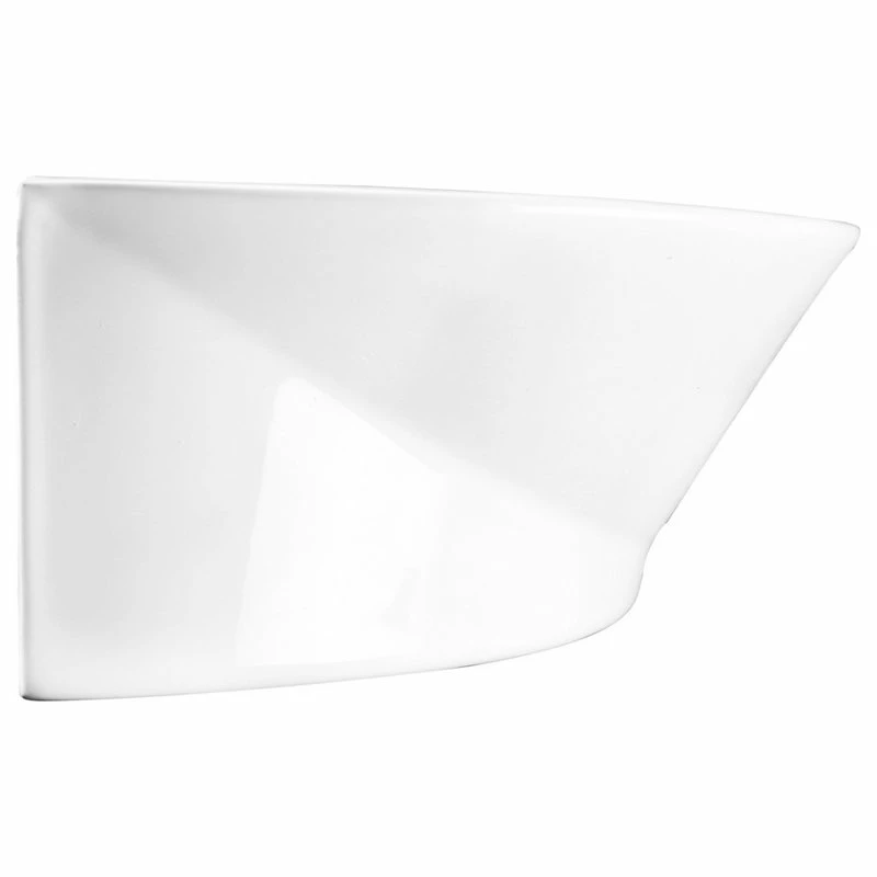 Cheapest ๐ Renovators Supply Manufacturing White Ceramic Bathroom Wall Mount Sink 17" Oval Basin With Faucet Hole Overflow ๐ - Image 5
