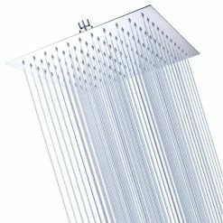 Top 10 👏 Yescom 12" Bathroom Rain Shower Head Stainless Steel Top Spray Adjustable Home Hotel ⌛