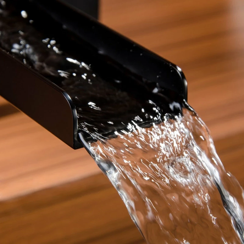 Promo ๐งจ Homary Modern 1-Handle Deck-Mount Waterfall Roman BathTub Filler Faucet With Handshower ๐ - Image 3