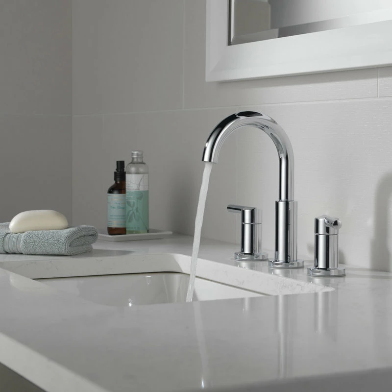 Cheap โจ Delta Faucet Delta 35749LF Nicoli 1.2 GPM Widespread Bathroom Faucet - Chrome ๐ - Image 5