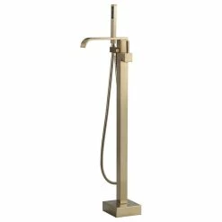 Wholesale ❤️ Homary Floor Mounted Single Handle Freestanding Bathtub Faucet With Handheld Shower, Br 🎁