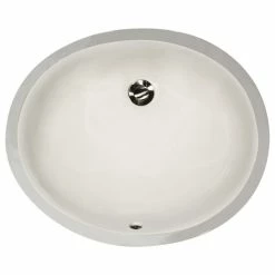 Flash Sale 🛒 Nantucket Sinks 13"x10" Undermount Ceramic Sink, Bisque ✨