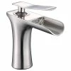 Wholesale ✔️ Yescom Aquaterior Single Handle Bathroom Faucet Waterfall Spout Mixer Tap (CUPC NSF) 🌟
