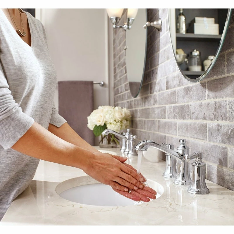 Best Pirce โ๏ธ Moen Dartmoor 2-Handle High Arc Bathroom Faucet, Trim Only, Oil Rubbed Bronze โจ - Image 2