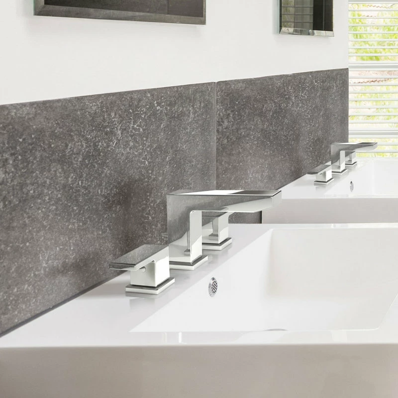 Top 10 ๐ฅฐ Pioneer Industries, Inc. Mod Two Handle Widespread Bathroom Faucet, Polished Chrome โค๏ธ - Image 3