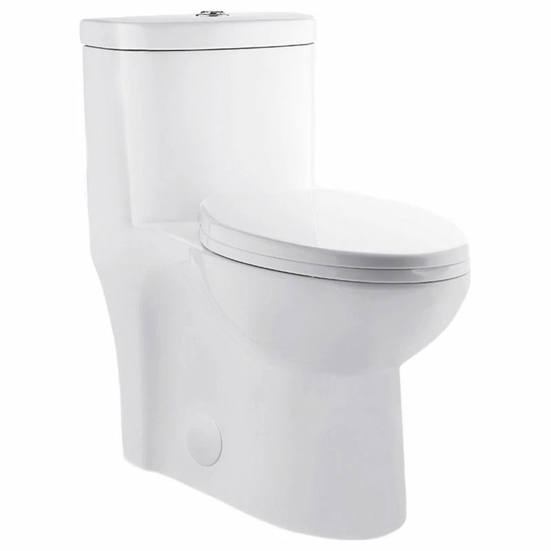 Cheap ๐ Swiss Madison Sublime One Piece Elongated Toilet, Glossy White, Dual Flush ๐