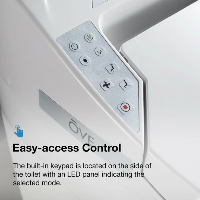 Brand new ๐ OVE Decors OVE Yosemite Smart Bidet 1-Piece Elongated Toilet ๐งจ - Image 11