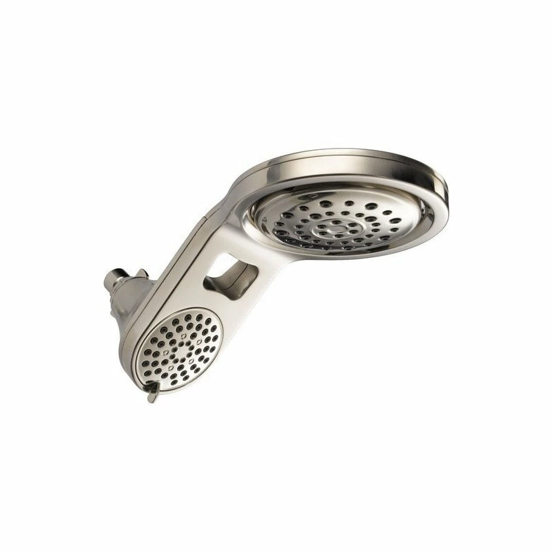 Coupon ✨ Delta Faucet Delta HydroRain 5-Setting 2-in-One Shower Head, Stainless, 58580-SS-PK 🥰