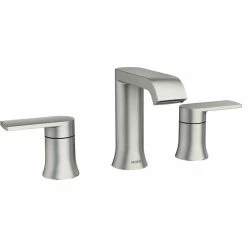 Best Sale 🤩 Moen 84763 Genta 1.2 GPM Widespread Bathroom Faucet - Spot Resist Brushed 🔥