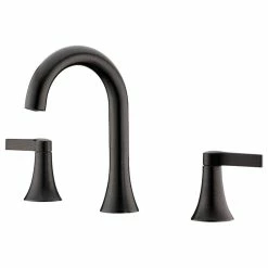 Flash Sale ⌛ Luxier WSP11-T 2-Handle Widespread Bathroom Faucet With Drain, Oil Rubbed Bronze 🧨
