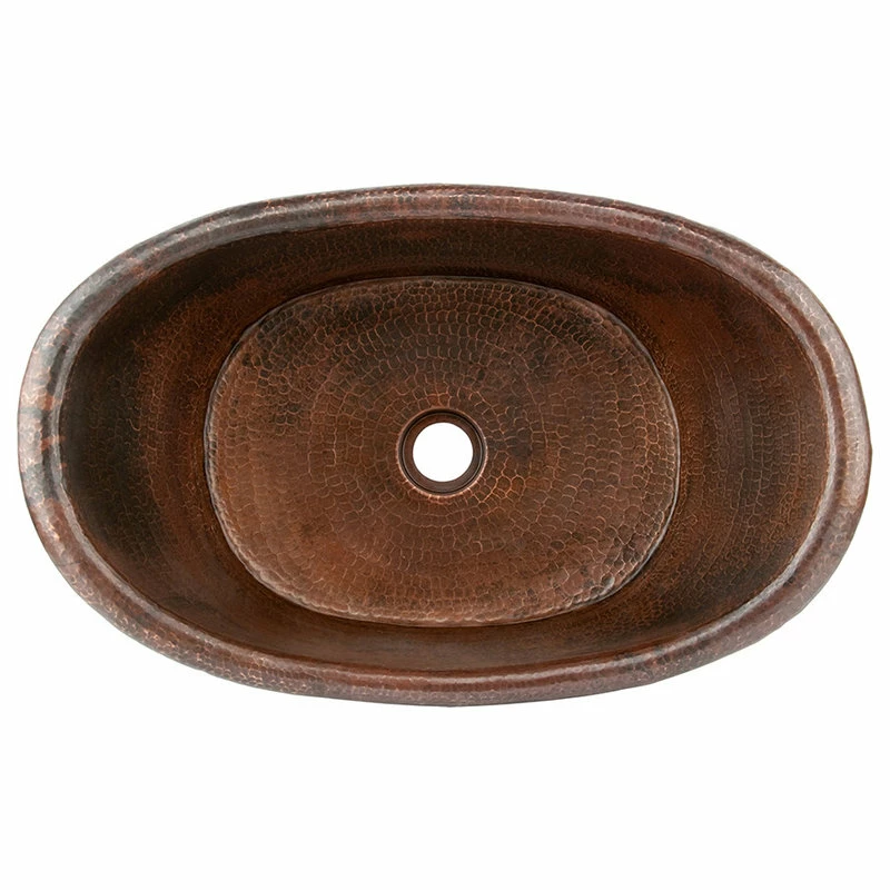 Coupon 💯 Premier Copper Products Bath Tub Vessel 🔨 Hammered Copper Sink, Oil Rubbed Bronze 👏 - Image 4