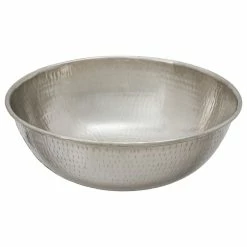 Cheap ✨ SINKOLOGY Bohr 14" Handcrafted Vessel Sink, 🔨 Hammered Nickel 💯