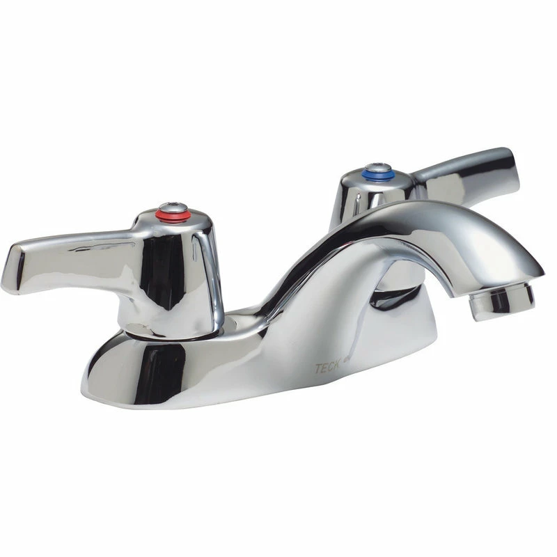 Outlet โญ Delta Faucet Delta 2-Hole Centerset Faucet With Double Lever Handle, Polished Chrome ๐
