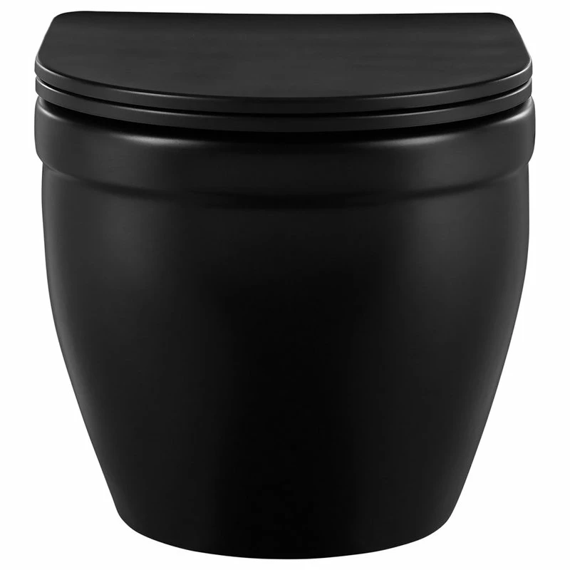 Brand new 😀 Swiss Madison Ivy Wall Hung Elongated Toilet Bowl 0.8/1.28 GPF Dual Flush, Matte Black 💯 - Image 3