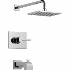 Cheap 🛒 Delta Faucet Delta Vero Monitor 14 Series Tub & Shower Trim, Chrome, T14453 ❤️