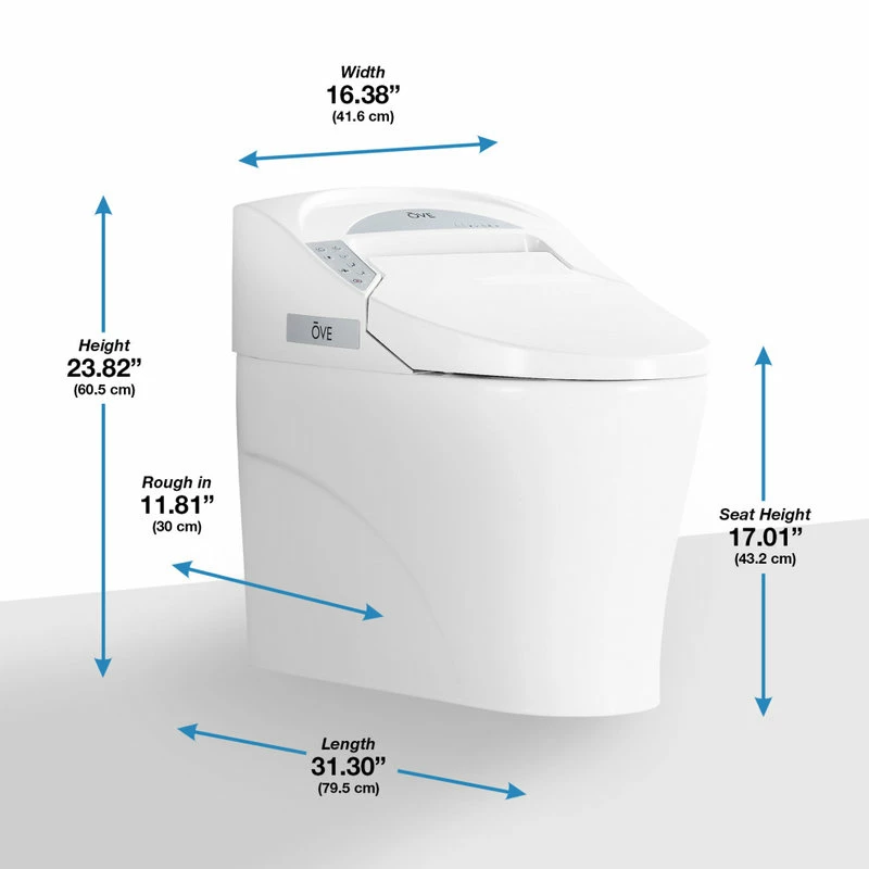 Brand new ๐ OVE Decors OVE Yosemite Smart Bidet 1-Piece Elongated Toilet ๐งจ - Image 4
