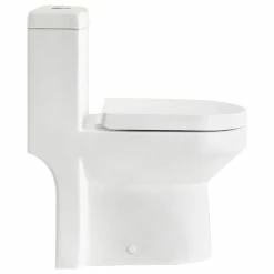 Wholesale ⌛ DeerValley Small Compact Toilet Tiny One-Piece Elongated Toilet, Dual Flush, 0.8/1.28 GPF 💯