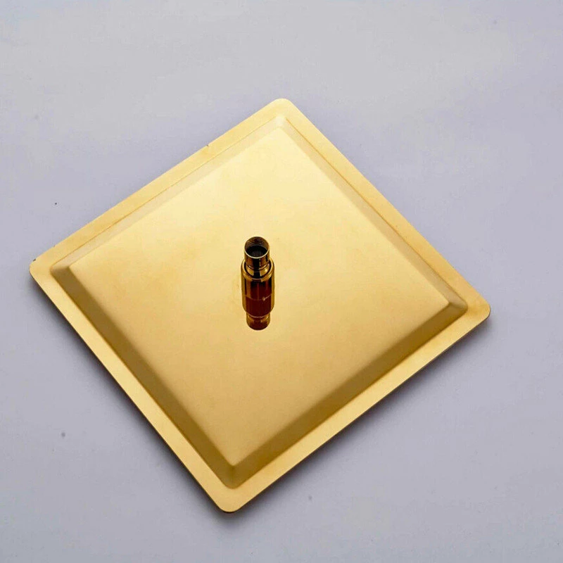 Cheapest ⌛ Fontana Showers Fontana Brass Gold Tone Shower Set, 10" 🌟 - Image 4