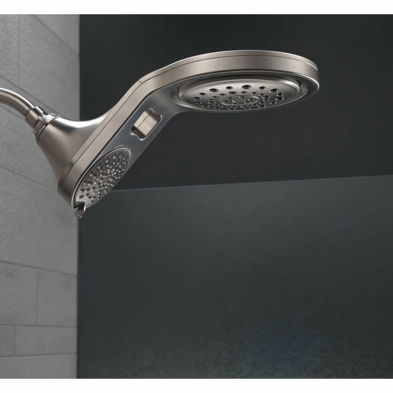 Coupon ✨ Delta Faucet Delta HydroRain 5-Setting 2-in-One Shower Head, Stainless, 58580-SS-PK 🥰 - Image 5