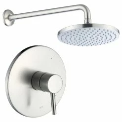 Best reviews of 🔥 Luxier SS-B01-T Rainfall Shower Faucet Set, Brushed Nickel ✨
