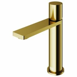 Buy 😍 VIGO Halsey Single Hole Bathroom Faucet, Matte Gold 👏