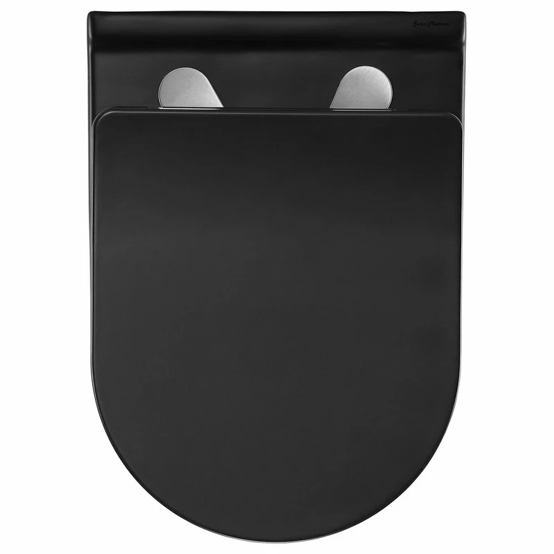 Brand new 😀 Swiss Madison Ivy Wall Hung Elongated Toilet Bowl 0.8/1.28 GPF Dual Flush, Matte Black 💯 - Image 5