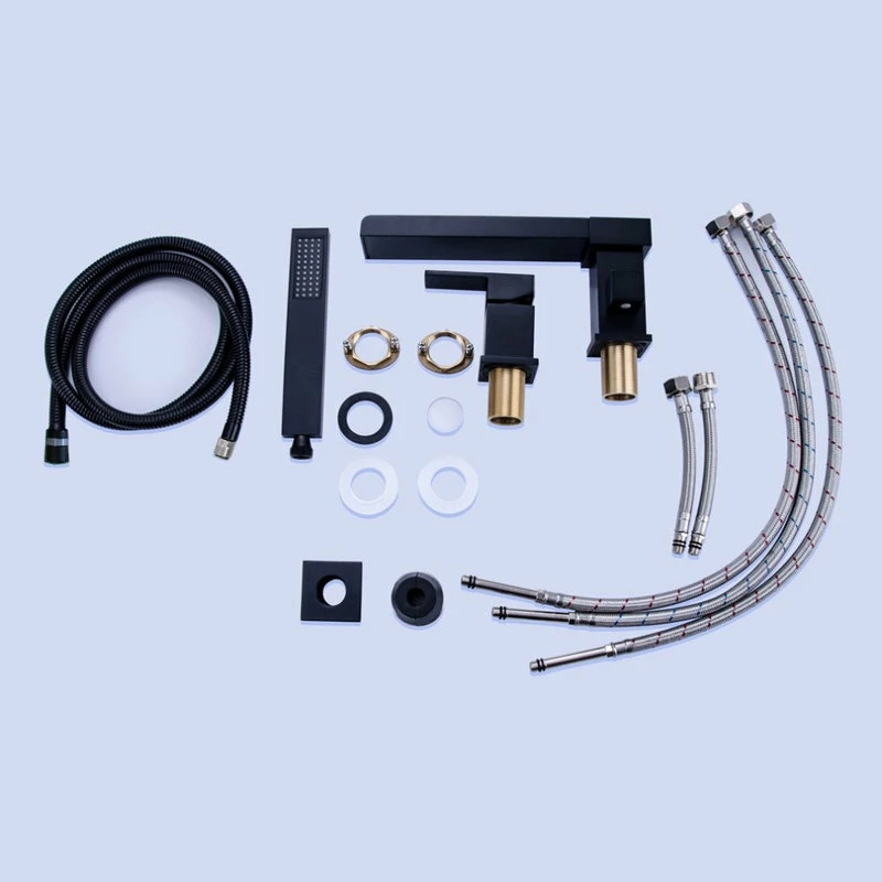 Promo ๐งจ Homary Modern 1-Handle Deck-Mount Waterfall Roman BathTub Filler Faucet With Handshower ๐ - Image 6