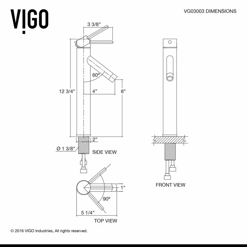 Top 10 ๐ VIGO Dior Vessel Bathroom Faucet ๐ - Image 10