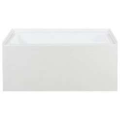 Flash Sale 👍 Swiss Madison Voltaire 48" X 32" Left-Hand Drain Alcove Bathtub With Apron 🥰