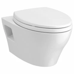 Best reviews of ⌛ TOTO CT428CFG EP Wall Mounted Elongated Chair Height Toilet Bowl - Cotton White 🌟