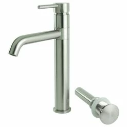 Coupon ๐คฉ LSH European Swivel Arm Vessel Sink Filler Faucet With Drain, Brushed Nickel ๐ฅ