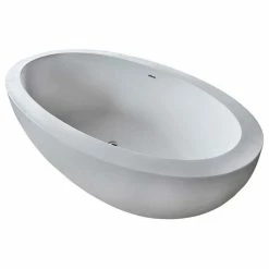 Cheapest 🌟 Venzi PietraStone 42 X 75 Man Made Stone Freestanding Bathtub By Atlantis 🌟
