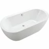 Promo 👏 Vanity Art LLC Vanity Art Freestanding Acrylic Bathtub, White, 32"x68" 😀