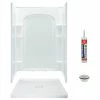 Top 10 ✔️ Transolid 48"x34" Low Profile Shower Kit With Center Drain, White 👏
